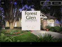 Tablet Screenshot of forestglenapthomes.com